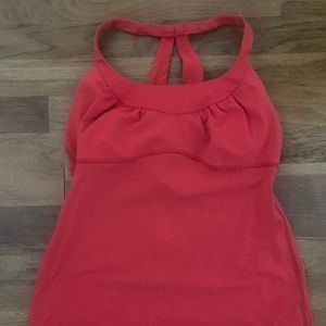 Strappy Red Lululemon Tank Top